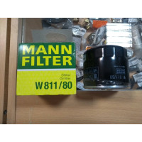Фильтр масляный MANN-FILTER W 811/80